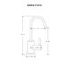 Whitehaus Collection WHFH-C1010-ORB Forever Hot Point of Use Cold Water Faucet with Contemporary Spout, Oil-Rubbed Bronze view 3