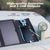BigBlue 28W Solar Panel Charger with Digital Ammeter, USB-A/USB-C Outputs view 3