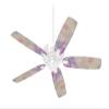 Pastel Abstract Pink and Blue - Ceiling Fan Skin Kit fits most 42 inch fans (FAN and BLADES SOLD SEPARATELY) view 1