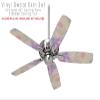 Pastel Abstract Pink and Blue - Ceiling Fan Skin Kit fits most 42 inch fans (FAN and BLADES SOLD SEPARATELY) view 2