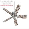 Locknodes 05 Burnt Orange - Ceiling Fan Skin Kit fits most 42 inch fans (FAN and BLADES SOLD SEPARATELY) view 2