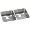Elkay Lustertone ELUHAD311850 Equal Double Bowl Undermount Stainless Steel ADA Sink view 1