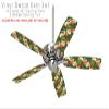 Famingos and Flowers Yellow Sunshine - Ceiling Fan Skin Kit fits most 42 inch fans (FAN and BLADES SOLD SEPARATELY) view 2