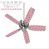 Seahorses and Shells Pink - Ceiling Fan Skin Kit fits most 42 inch fans (FAN and BLADES SOLD SEPARATELY) view 2