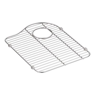 KOHLER 5135-ST Hartland Stainless Steel Sink Rack For Right-Hand Bowl, 13-1/8" x 16-7/8", Fits in KOHLER Hartland Sink
