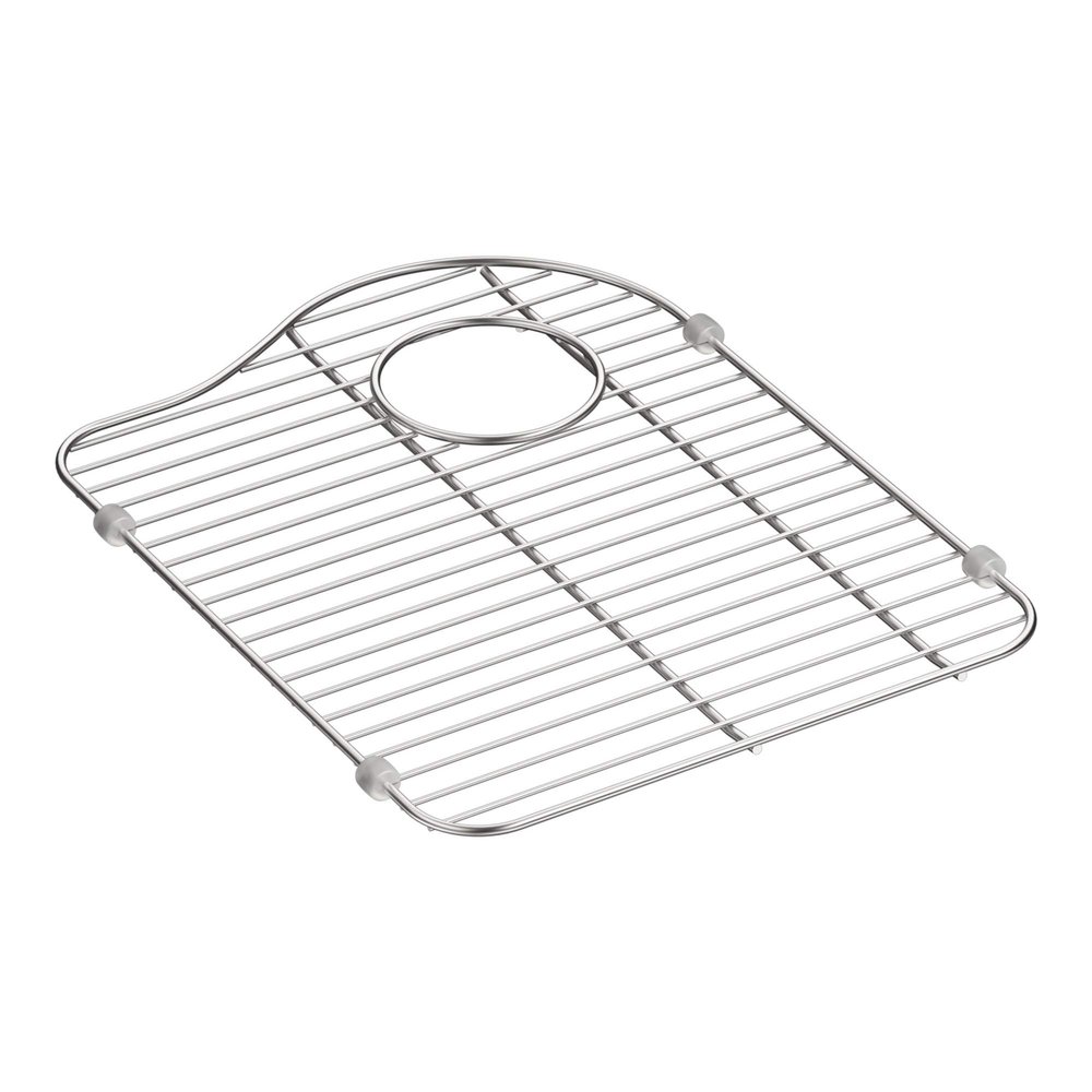 KOHLER 5135-ST Hartland Stainless Steel Sink Rack For Right-Hand Bowl, 13-1/8" x 16-7/8", Fits in KOHLER Hartland Sink