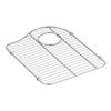 KOHLER 5135-ST Hartland Stainless Steel Sink Rack For Right-Hand Bowl, 13-1/8" x 16-7/8", Fits in KOHLER Hartland Sink view 1