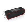 i-Tentek Portable Bluetooth Stereo Speaker, with 10W Acoustic Drivers,FM Radio & Handsfree Speakerphone, Slots for Micro SD Card & USB & AUX, for Smart Phone, MP3, iPad, Tablet & More view 4