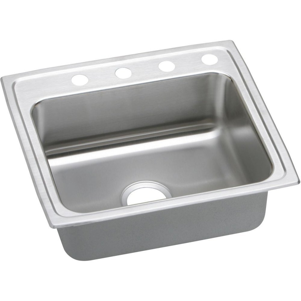 Elkay Lustertone Classic LRAD2521654 Single Bowl Drop-In Stainless Steel ADA Sink