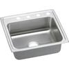Elkay Lustertone Classic LRAD2521654 Single Bowl Drop-In Stainless Steel ADA Sink view 1