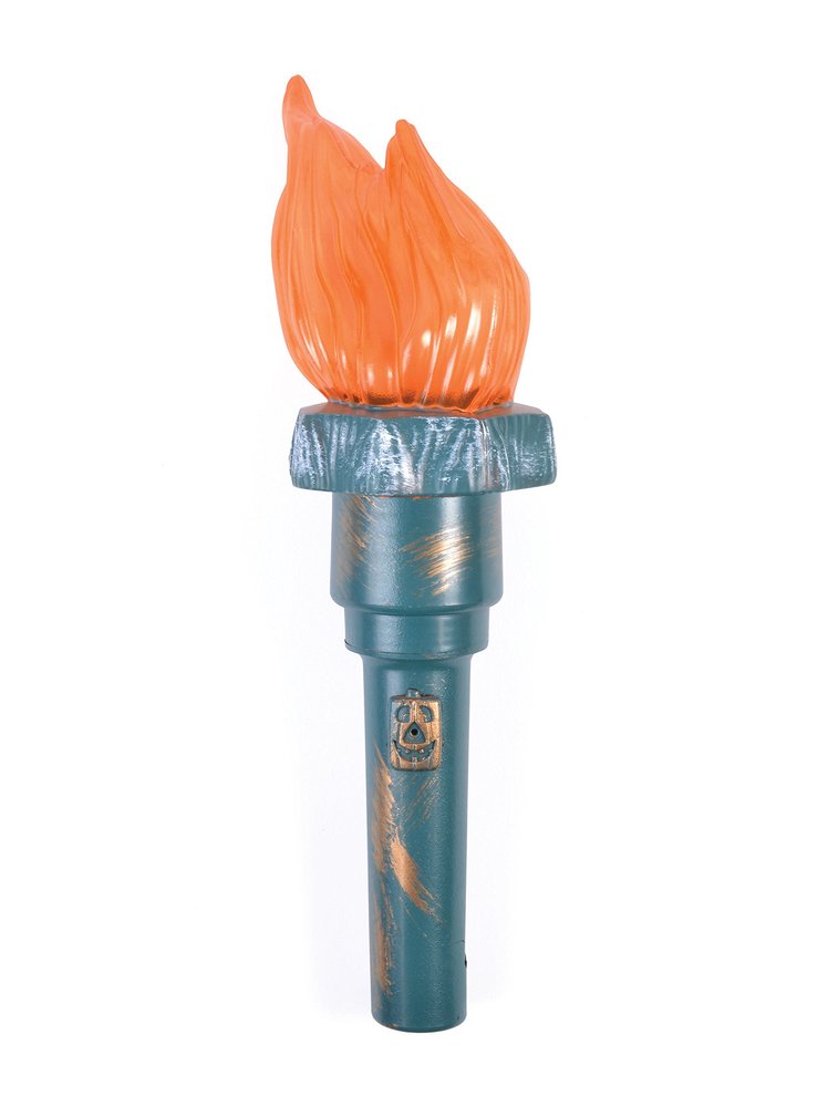Bristol Novelty BA411 Statue of Liberty Torch Light Up, Unisex-Adult, Orange, One Size