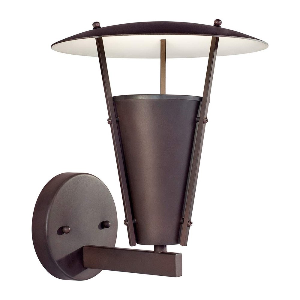 Forte 1150-01-32 One Light Outdoor Lantern, Antique Bronze