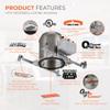 HALO 6" New Construction Recessed Lighting Housing/Can 6-Pack, IC-Rated, Air-Tite, E26 Base, Kit w/ 6 White Baffle Trims view 4