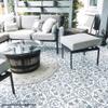 Cutting Edge Stencils Amalfi Tile Stencil  Reusable Floor Stencil for Painting Tiles, Concrete, Patios, and Walls  DIY Home Decor (Extra Large 16"x16") view 2