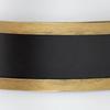 Crystorama Capsule 1 Light Matte Black + Textured Gold Outdoor Sconce view 2