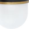 Crystorama Capsule 1 Light Matte Black + Textured Gold Outdoor Sconce view 4