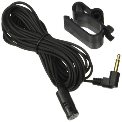 Car Microphone 3.5mm External Replacement Bluetooth Microphone Mic Assembly for All Kenwood JVC Sony Jensen Alpine Boss Car Stereo Vehicle Head Unit CD DVD Player Radio Navigation BT Audio Clip Mount