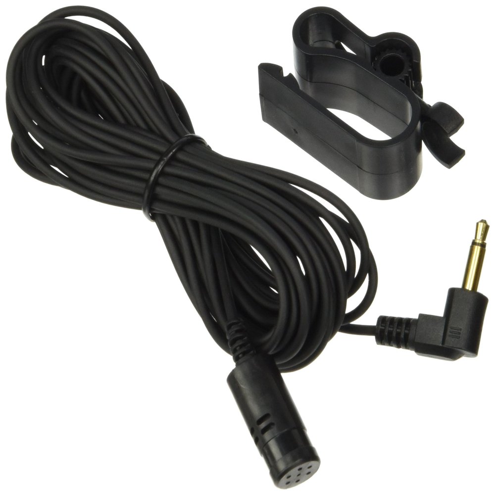 Car Microphone 3.5mm External Replacement Bluetooth Microphone Mic Assembly for All Kenwood JVC Sony Jensen Alpine Boss Car Stereo Vehicle Head Unit CD DVD Player Radio Navigation BT Audio Clip Mount