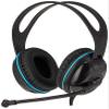 Andrea Communications NC-455VM USB Over-Ear Circumaural Stereo USB Computer Headset with Noise-Canceling Microphone, in-Line Volume/Mute Controls, and Plug,Black view 1