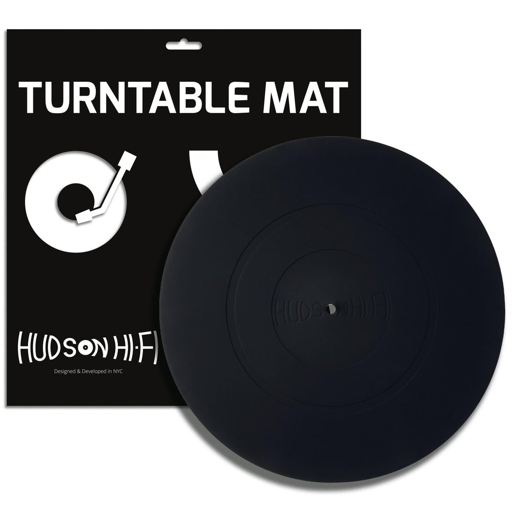 Silicone Turntable Platter Mat - Anti-Static Slipmat for Vinyl Record Players - 12" Universal LP Mat with Non-Slip Design for Optimal Sound Playback, Reduced Vibration, and Enhanced Audio Fidelity