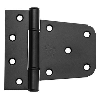National Hardware Extra Heavy Gate Hinge, 3-1/2", Steel, Matte Black