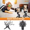 Zeadio Mini Smartphone Tripod Grip Stabilizer, Desktop Tabletop Stand Tripod with Phone HolderFits for All iPhone and Android Smartphones view 3