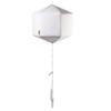 Brownfolds Paper Lantern; Handmade Paper With Real Grass White view 2