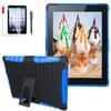 Case for Ipad 4th 3rd 2nd Generation 9.7 inch case Cover (Old Model) md510ll/A MC769ll /A Mc979ll /A Mc705ll /A A1458 A1430 A1416 2In1 TPU PC Design Cover (Blue) view 1