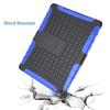 Case for Ipad 4th 3rd 2nd Generation 9.7 inch case Cover (Old Model) md510ll/A MC769ll /A Mc979ll /A Mc705ll /A A1458 A1430 A1416 2In1 TPU PC Design Cover (Blue) view 2