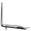 MOSISO Case Compatible with MacBook Air 13.6 inch M4 M3 M2 2025-2022 /Air 13 M1 2022-2018 /Pro 13 inch M2 M1 2025-2016, PU Leather Portfolio Protective Stand Cover, Black view 4