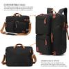 CoolBELL Convertible Backpack Messenger Shoulder Bag Laptop Case Handbag Business Briefcase Multi-Functional Travel Rucksack Fits 17.3 Inch Laptop for Men/Women (Black) view 2