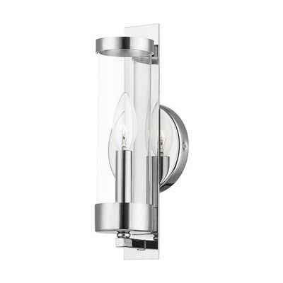 Livex Lighting 10141-05 Castleton Polished Chrome 1 Light Ada Wall Sconce