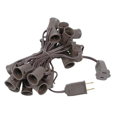Novelty Lights 12.5 Foot String Light Set, Christmas & Patio Lights