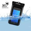 CaliCase Extra Large Waterproof Floating Phone Pouch - IPX8 Waterproof Floating Phone Case with Lanyard for iPhone X-15/ S20-S24/ Pixel 4-8 - Black view 3