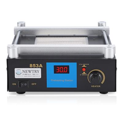 NEWTRY 50-350 PCB Preheater BGA Rework Station Ceramic Preheating Oven Station Digital Display (220V)
