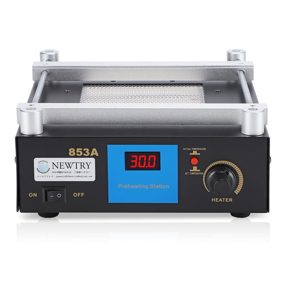 NEWTRY 50-350 PCB Preheater BGA Rework Station Ceramic Preheating Oven Station Digital Display (220V)