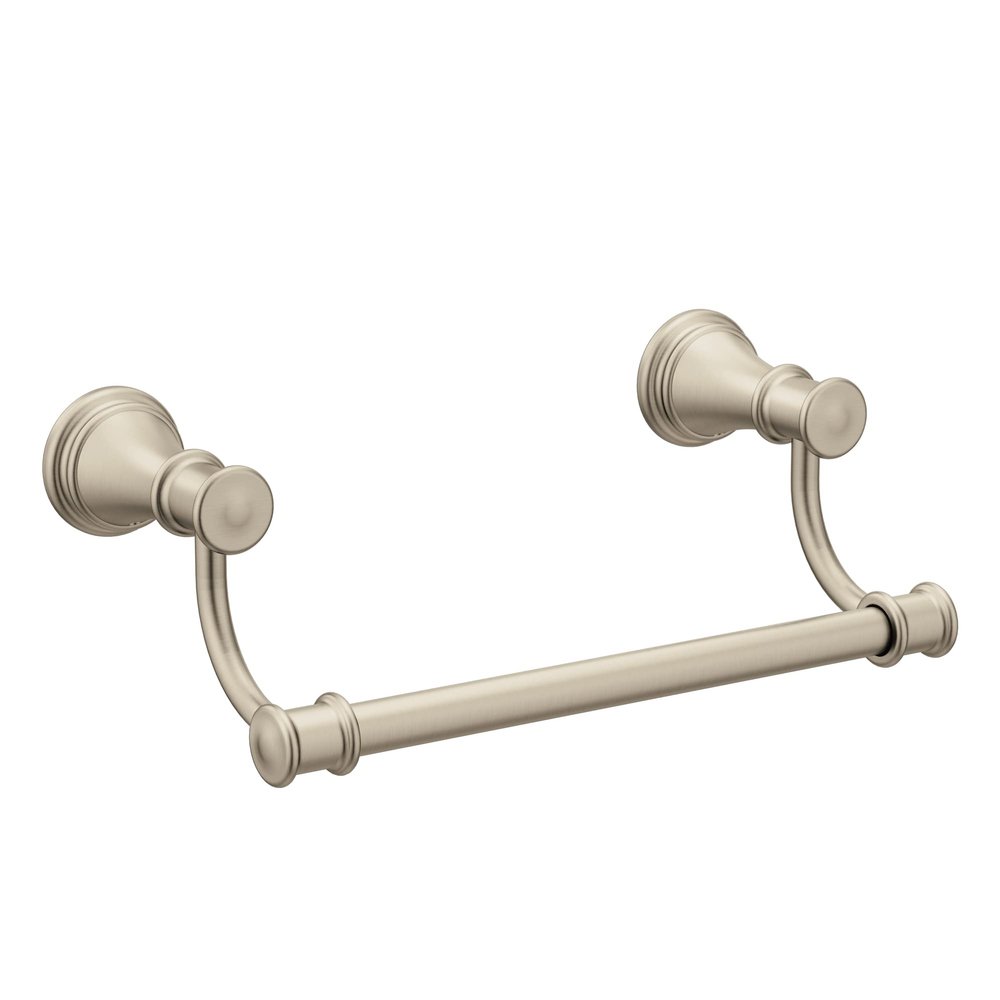Moen Belfield Brushed Nickel 9-Inch Bathroom Hand -Towel Bar, YB6486BN