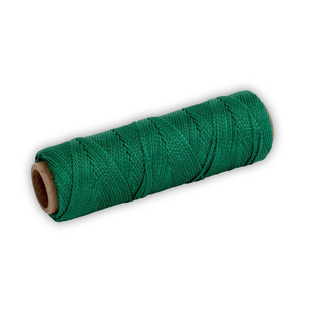 MARSHALLTOWN Masonry Line, Braided Nylon, Green, 500 Foot, #18 Line Size, Masons and Archaeology, 626
