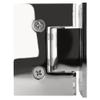 CRL MEL037CH Polished Chrome Melbourne Wall Mount Full Back Plate Hinge view 3