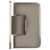 CRL PLY037SC Satin Chrome Plymouth Series Wall Mount 'H' Back Plate Hinge view 3