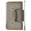 CRL PLY037SC Satin Chrome Plymouth Series Wall Mount 'H' Back Plate Hinge view 4