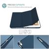ProCase Smart Casefor 10.5 iPad Air 3rd Generation 2019 / iPad Pro 2017, Slim Stand Cover with Translucent Frosted Back for iPad Air 3 -Blue view 3
