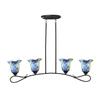 Dale Tiffany AH14337 Hand Blown Art Glass Island Fixture, 4-Light, Titan view 1