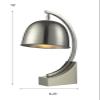 Dale Tiffany PT14313 - Melisa Desk Lamp with Touch Control - Energy-Efficient, Modern Sleek Metal Table Light, White & Black view 3