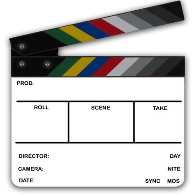 Birns & Sawyer Acrylic Insert Slate w/ Color Clappers