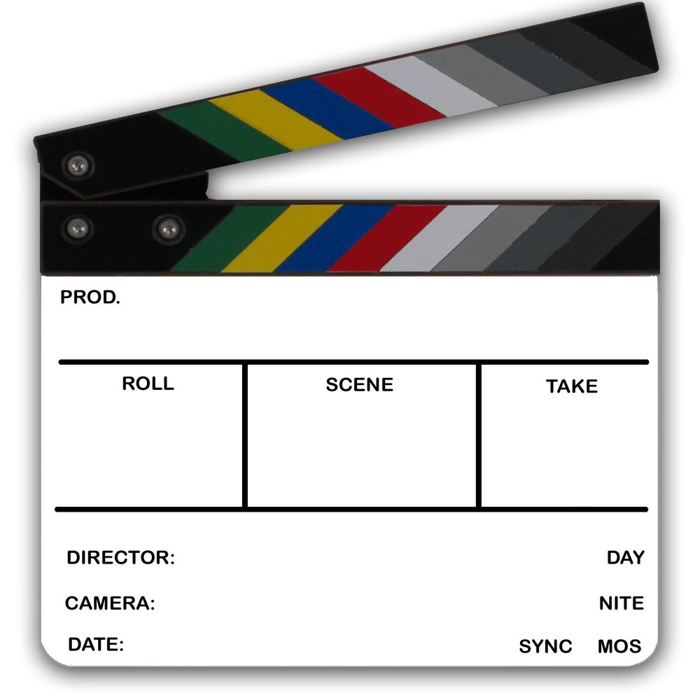 Birns & Sawyer Acrylic Insert Slate w/ Color Clappers