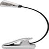 UltraBrite UBL012-SLV 2-LED Clip Anywhere Long Lasting Book Light AC/DC Silver view 1