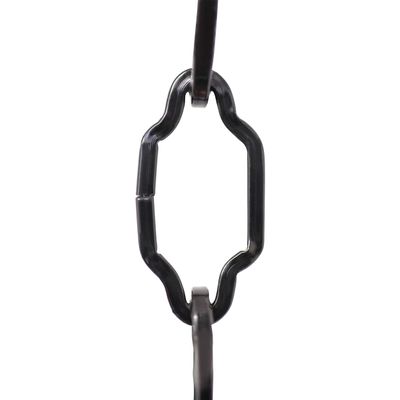 RCH Hardware CH-S57-30-BLK Steel Chandelier Chain, Black (1 Foot)