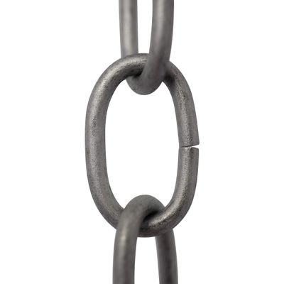 RCH Hardware CH-S56-11S-SC Steel Chandelier Chain 9 Gauge, Satin Chrome (1 Foot)
