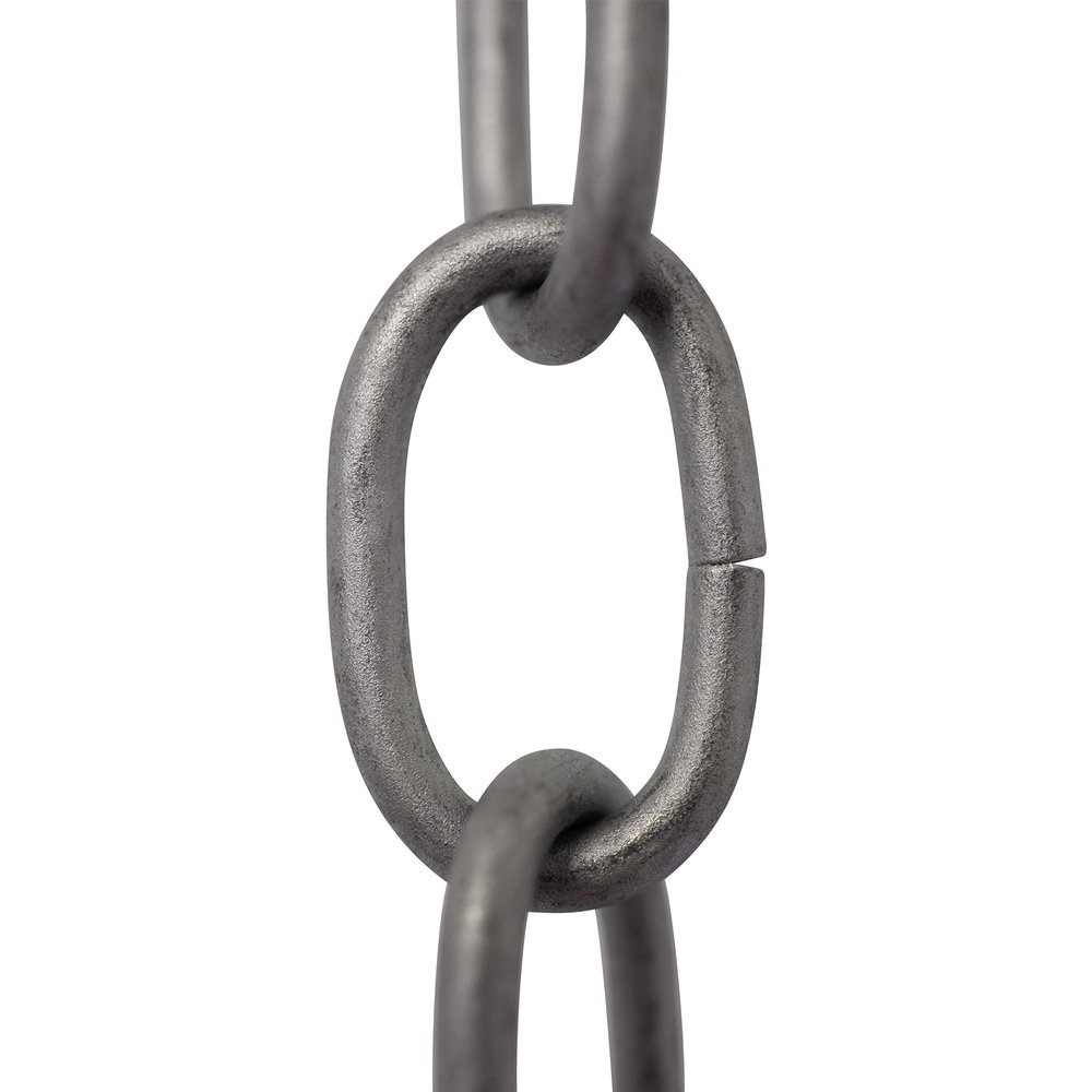 RCH Hardware CH-S56-11S-SC Steel Chandelier Chain 9 Gauge, Satin Chrome (1 Foot)